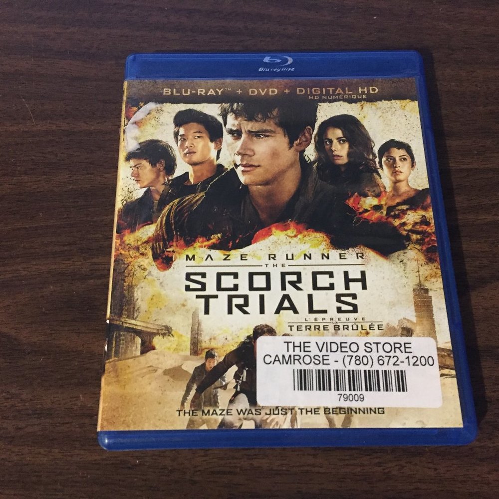 Maze Runner The Scorch Trials Blu Ray